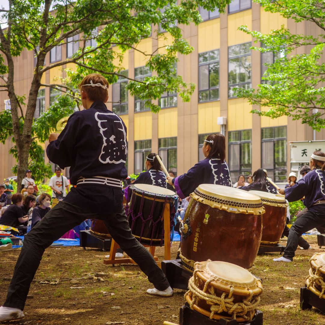 Taiko drum event at Baird Brewery