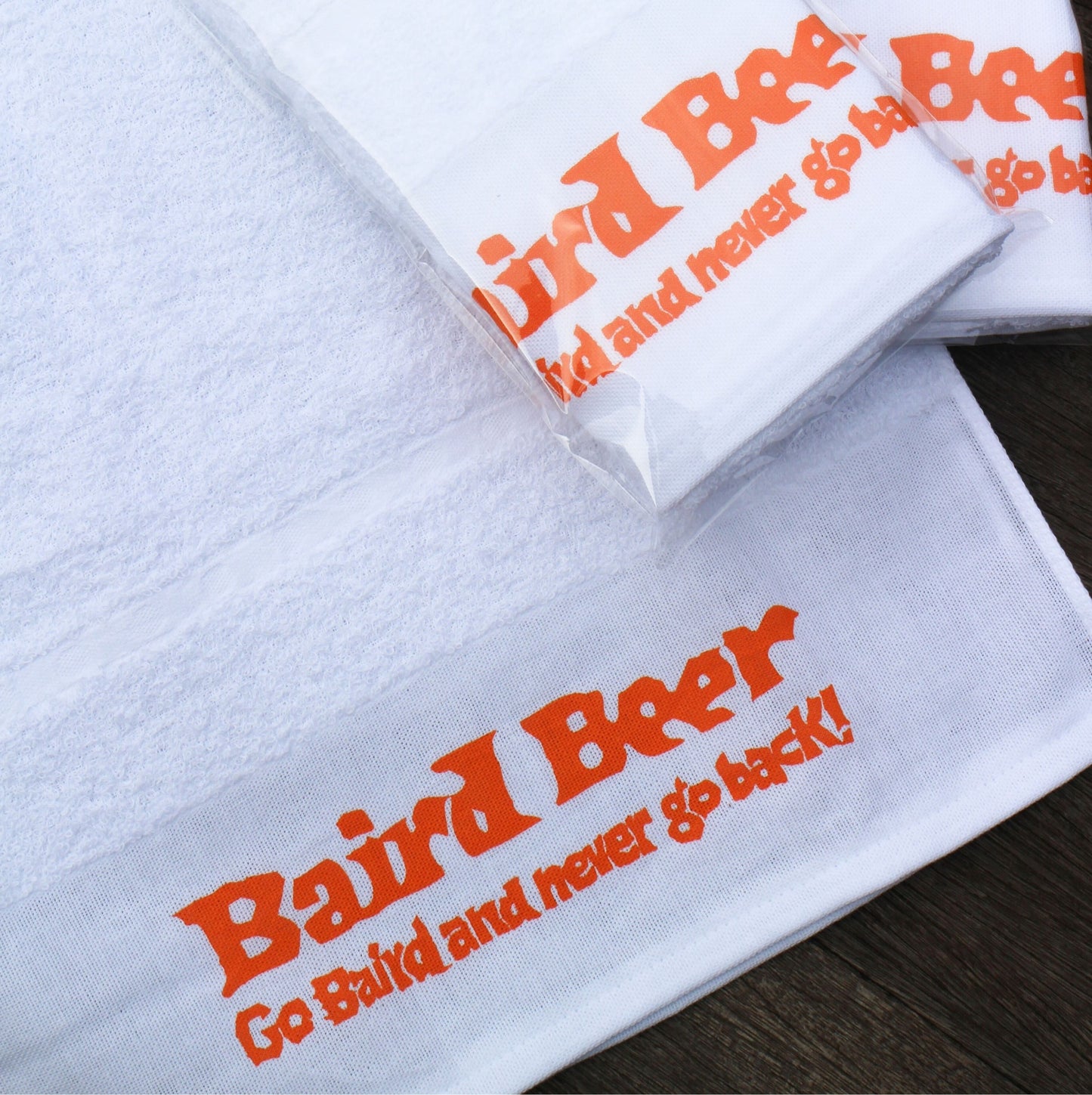 <新色> ベアードロゴ入り　泉州タオル