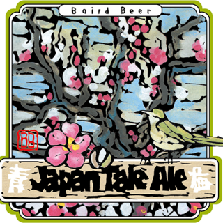 Japan Tale Ale label art