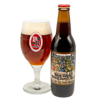 Yabai Yabai Strong Scotch Ale bottle and glass